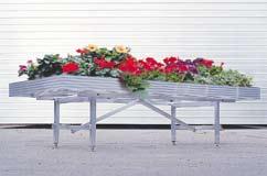 Consistent quality guaranteed special sales table for the professional attitude and presentation of aquatic plants. Stable and mobile at once - your movable sales table.