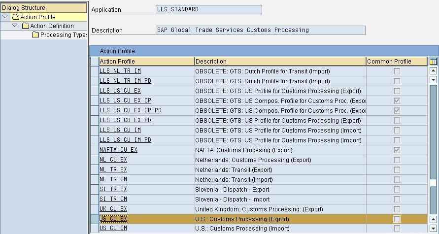 32 5. Configure Messages for Post Processing Framework Actions for Customs Shipments/Declarations The configuration of