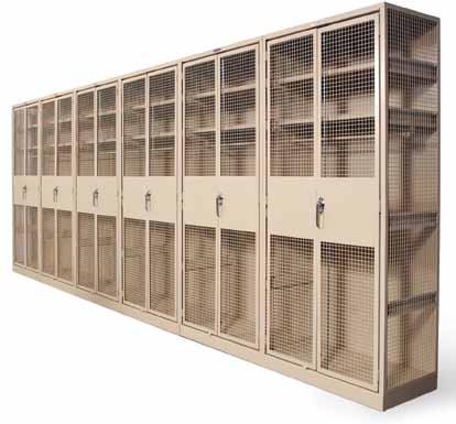 Their Gear Lockers are the number one choice of the United States Military for secure, controlled storage of personnel gear.
