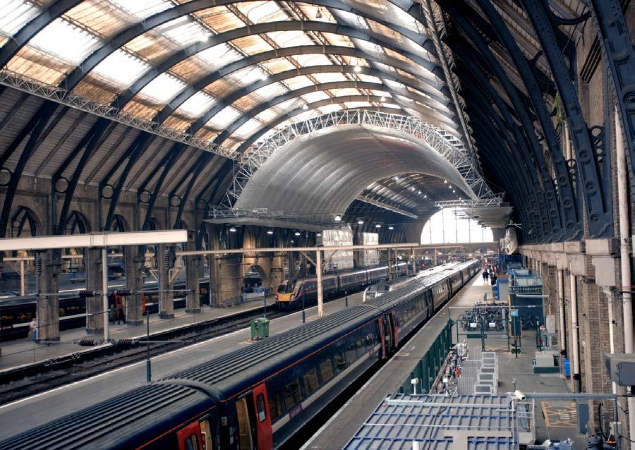 8 Kings Cross Station, London, UK Travelling, mobile special access system, 96m long