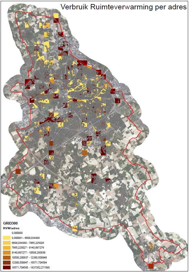 City Supporting partner Kortrijk, Belgium VITO Map showing local heating and cooling