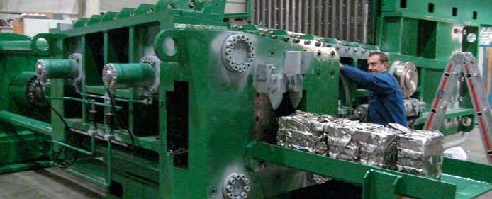 compressed. Applications The ArnoPress D Series Presses are primarily used at scrap yards and in nonferrous metal operations in which large, bulky parts are compressed.