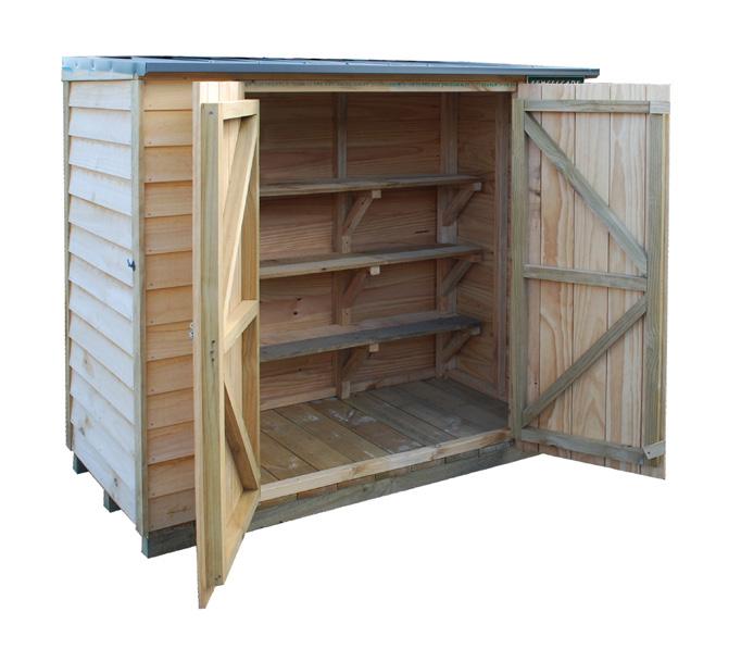 CUPBOARDS 7 models available Lean-To Roof 1750mm 1550mm Compact