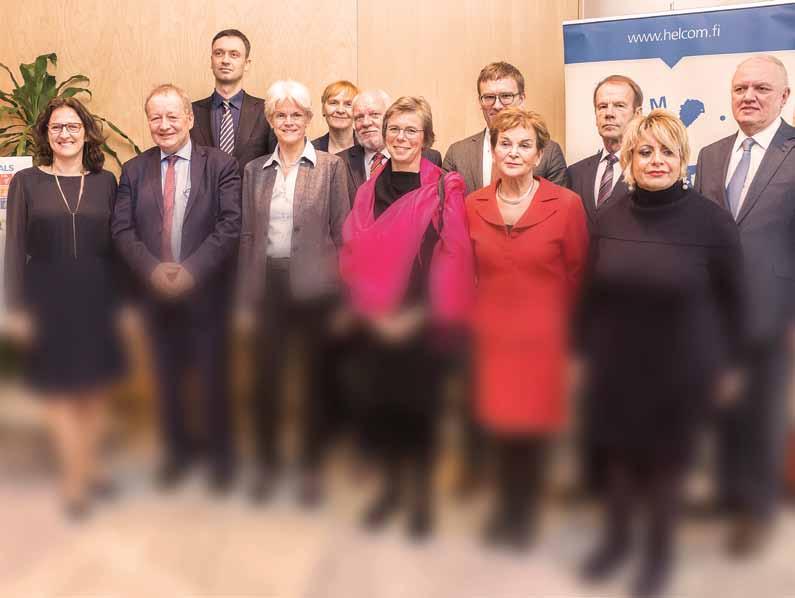 High-level representatives of the Baltic Sea countries and EU met on 28 February 2017 on the occasion of the 38th Meeting of the Helsinki Commission to discuss the regional aspects in achieving