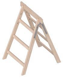 Work trestles, wooden steps Wallpaperer s trestle 1045 The sturdy structure for the professional