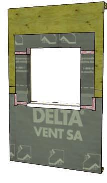 Install DELTA -MULTI-BAND tape at overlapped edges of DELTA -VENT SA to ensure
