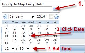 If this date is the same as the Early Date, only enter an Early Date and leave this field blank. Pallet Type - Select whether the pallets will be stackable or non-stackable.