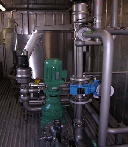 The free-floating-valve allows big particles to pass, recognizes contaminants, and has a self-cleaning mode.