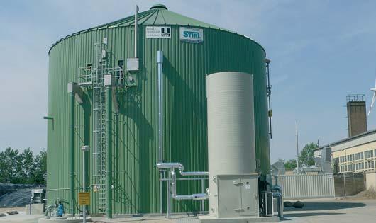 Werbig biogas plant, Brandenburg (commissioning in