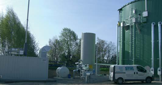 desulphurisation Eppendorf biogas plant, Sachsen