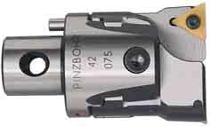Setting diameter with boring head mounted in machine tool using micrometer or caliper. After setting to the required diameter it prevents slide block from moving while tightening lock screw.