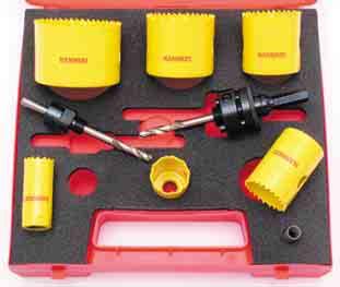 050 HLESAWS & ARBRS????????????????? Holesaws & Arbors Tool Control Holesaw Kits TL CNTRL Tool Accountability Contrasting colours of foam offers an instant visual indication of missing tools.