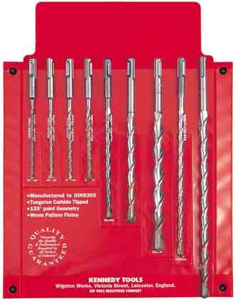 SDS HAMMER DRILLS SDSPlus Hammer Drill Bits Tungsten carbide tipped and suitable for all SDS direct fitting hammer drills.
