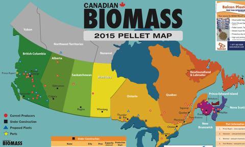 44 pellet plants in Canada 4 million tonnes annual capacity 1
