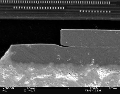 3. Chip Thickness Failure analyses of the pixel detectors have shown that thinning of the FC-bonded dice is limited by the FC interconnection.