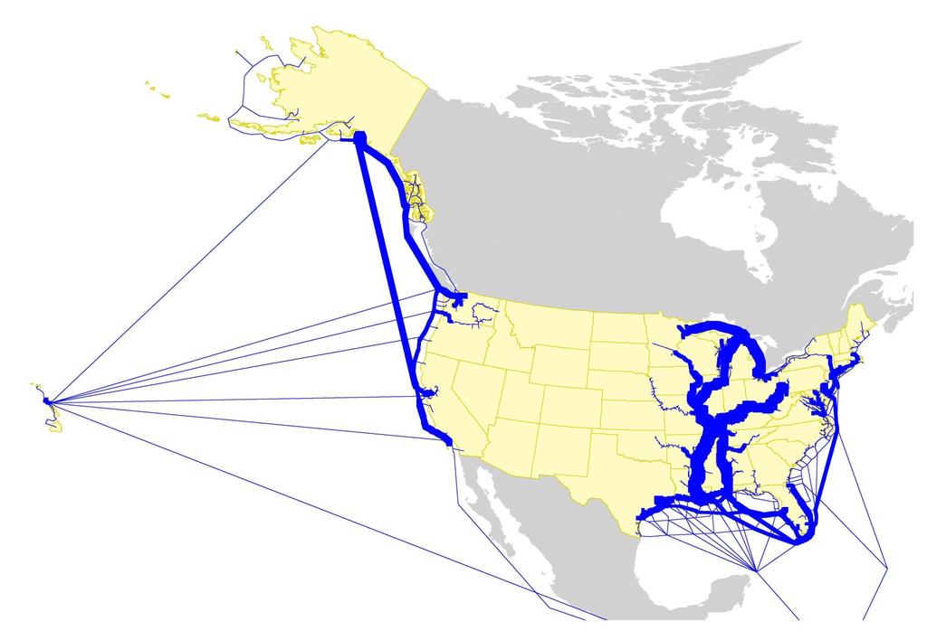 US Waterway Freight Flows REES-1