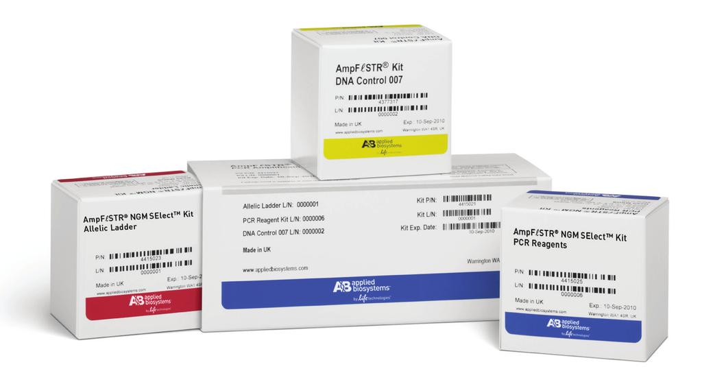 concordance with existing AmpFlSTR kit data Single amplification solutions for high quality results from both database and casework samples Streamlined workflow with reduced amplification time and