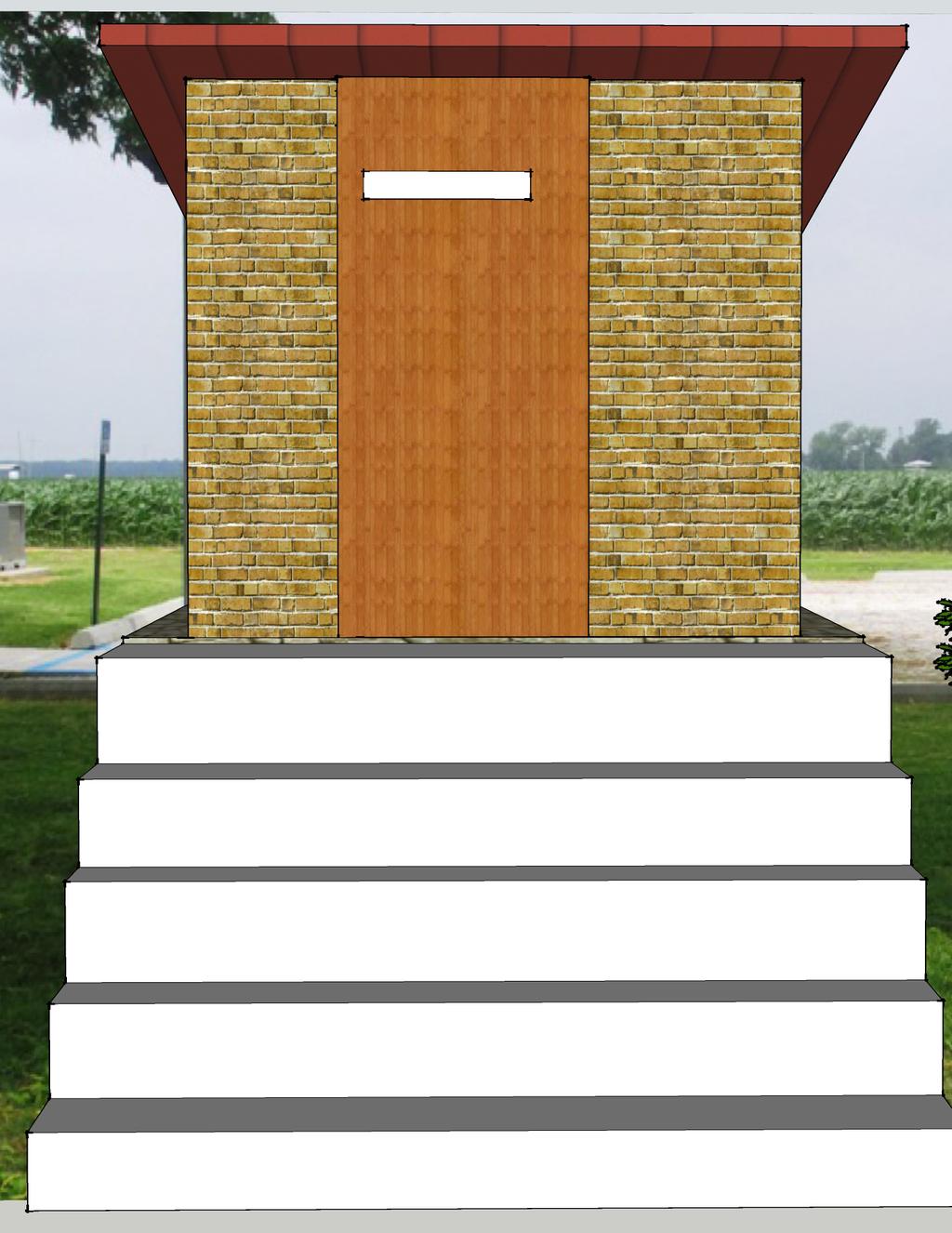Composting latrine Material Estimate Item Cement (50 Kgs bags) Pipe 100mm or 150mmdiameter (10 long) Sliding bolt Tower bolt Handle Nails Hinges Wood 1 x 12 Wood 2 x 3 Sand Gravel Stone Skilled