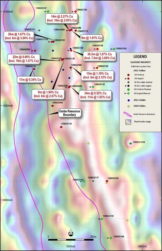 MAROOCHYDORE PROSPECT Substantial Mineral Resource containing 486,000t copper and 19,000t cobalt Located 85km SE of Nifty Magnetics, 3D IP and