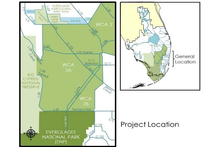 FIGURE 1. PROJECT LOCATION 1.3 PROJECT NEED OR OPPORTUNITY The C&SF Project currently functions, and was originally authorized to function, as a multipurpose water management system.