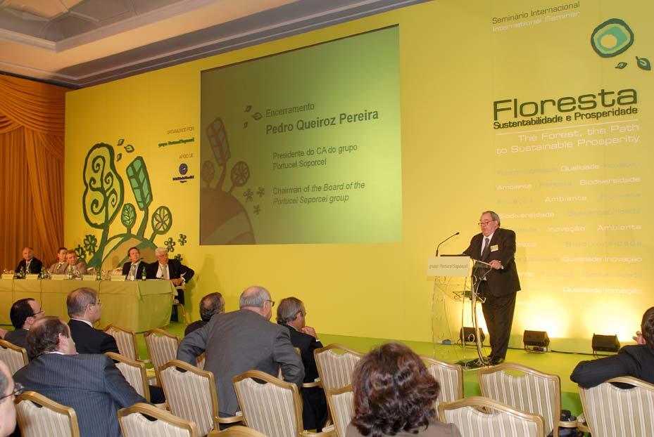 Pedro Queiroz Pereira, President of the Group's Board of Directors, stressed the fact that the attendance to the Seminar and the work developed during this day are a reflection of the