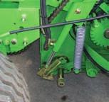 small distance between the rotor s double tines and