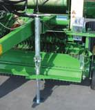MultiCut chopping system with a choice of settings: 17-15-7-0 knives Straight hitch, lower link or pick-up hitch: The drawbar can be infinitely adjusted in height by means
