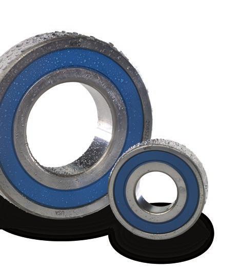 MRC Ultra corrosion-resistant sealed deep groove ball bearings Breakthrough in bearing life with ultimate In applications with harsh or extreme environments, MRC Ultra corrosion-resistant sealed deep