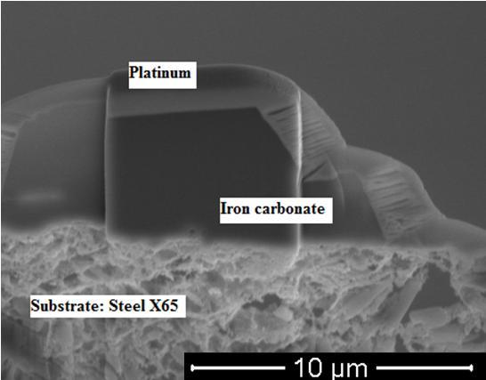 Figure 11: TEM image and ED data of the prism