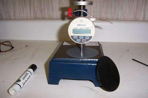 6. Thickness of GM and GF follows ASTM D5199 dead weight micrometer with flat tip 10-specimens across roll