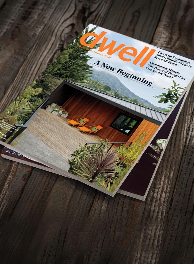 The Magazine Experience Dwell s inspirational print magazine is published 6 times per year on high-quality coated paper. Our magazine is authentic and personal.