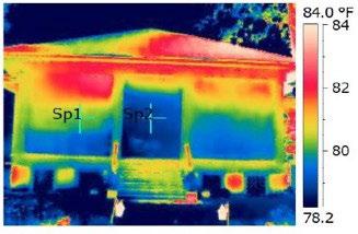 PHANTOM SCREENS FIELD STUDIES We retained Two Trails, an independent sustainable building consultant and verifier, to complete an infrared survey of two homes located in significantly different