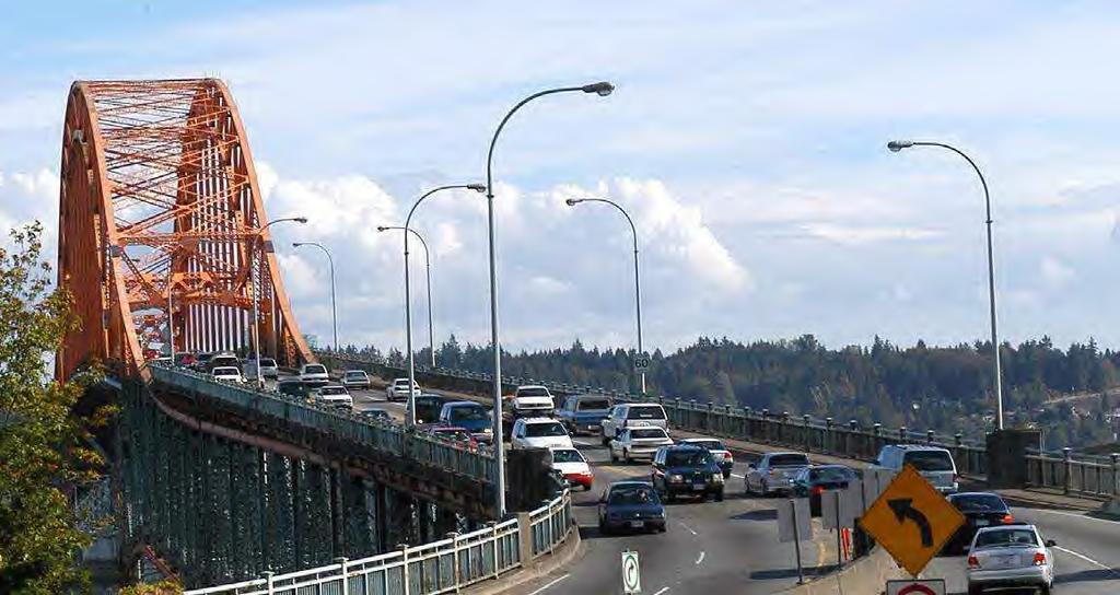 DEFINING THE VISION: INVEST This Vision calls for the replacement of the aging Pattullo Bridge with a new 4-lane bridge that will be funded by usage charges and contributions from the provincial and