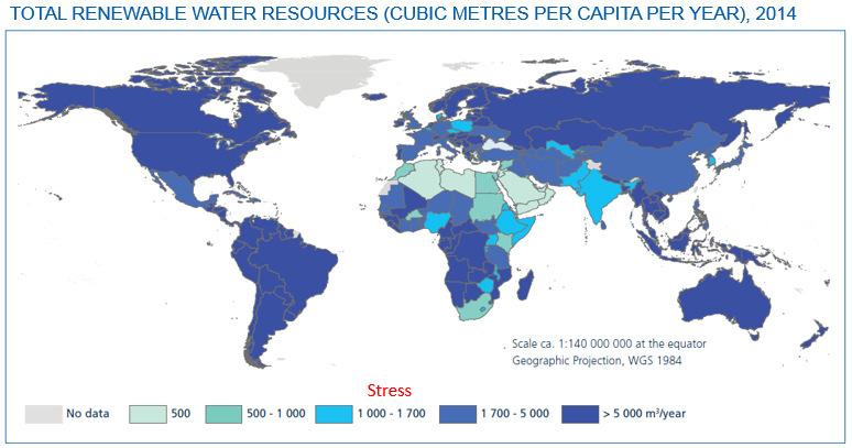 Figure 31: Total Renewable Water Resources, 2014 8.9 8.