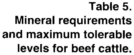 Therefore, including potassium in mineral mixtures could benefit beef cattle grazing fescue pasture from J anuary through March.