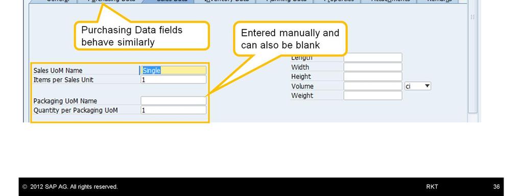 item master to Manual. This setting allows a user to edit UoM fields in the Inventory, Sales and Purchasing Data tabs manually.