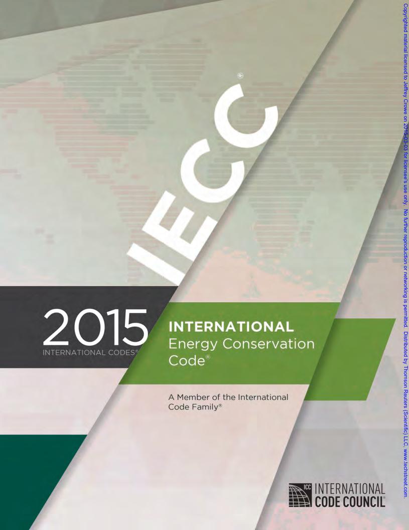 2015 IECC Requirements Three