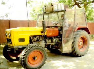 percentages were 96.12 and 5.94%, respectively. The machine had soil separation index of 0.26 with power requirement of 4.54 kw, which is adequate for small/ medium size tractors commonly used.