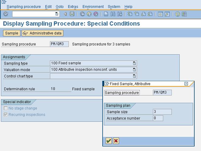 Design of Sampling Procedure: Sometimes, during result recording, we may have requirement to record more than one