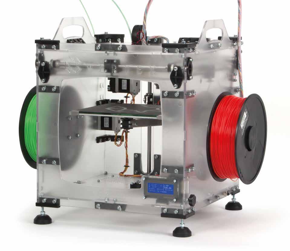 drylin in VERTEX 3D printer - lightweight, low-noise and lubricationfree 24-25 The VERTEX K8400 is a reliable open-source 3D printer kit from Velleman.