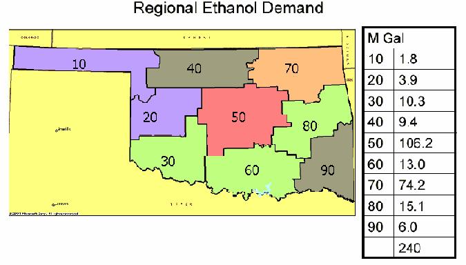 MARKET Currently there are 68 ethanol production plants in the United States. The bulk of these plants are concentrated in the mid-west, mainly in the states of Minnesota, Iowa, and Nebraska.