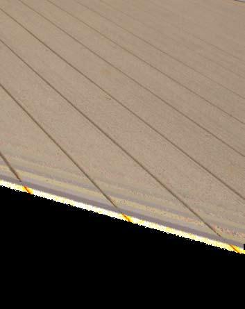 Slip Resistant ChoiceDek boards are manufactured to provide superior traction for improved safety.