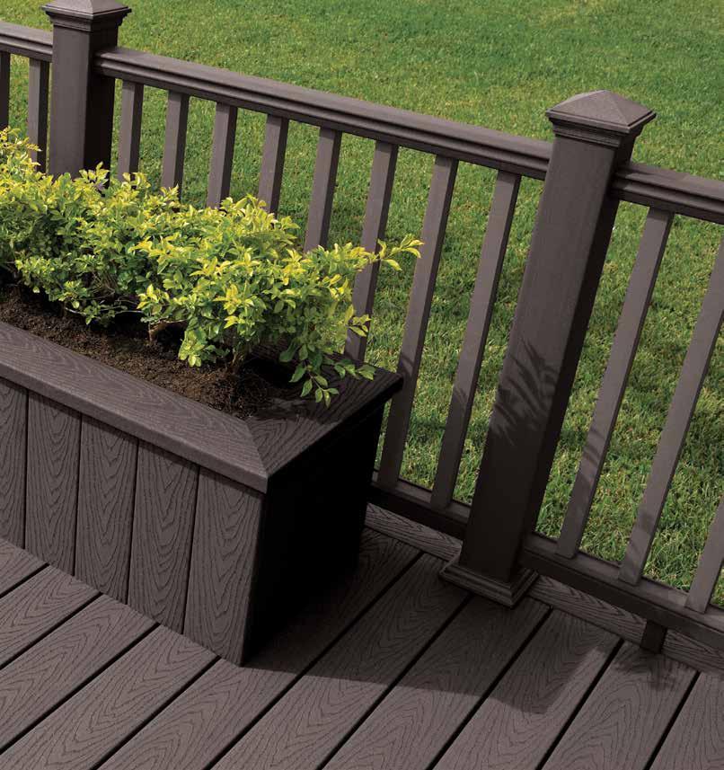 SECTION 2 SELECT YOUR DECKING TRADITIONAL COMPOSITE DECKING MAINTENANCE» Requires periodic use of deck cleaner DURABILITY» Won t warp, rot, split or splinter AESTHETICS» Will fade to final