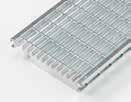 ACO MultiDrain PPD Gratings for use with ACO MultiDrain M150PPD channels with UltraSTEEL galvanised edge rails Gratings for Load Class B 125 applications Width Slot width /hole dia Heelguard Intake