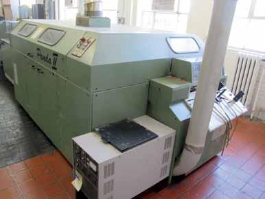 Delivery, Baldwin Recirculators, Spiess Right Angle Roll Sheeter Model RB70 AB Dick Offset Duplicator Model 9850, 2-Color Multi Offset Duplicator Model 1360, 2-Color CTP SYSTEMS Screen Platerite 8100