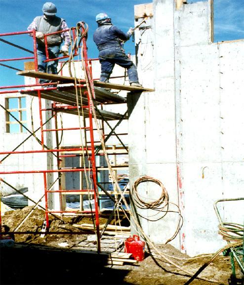 Fall Hazards Falls may occur: While climbing on or off the scaffold