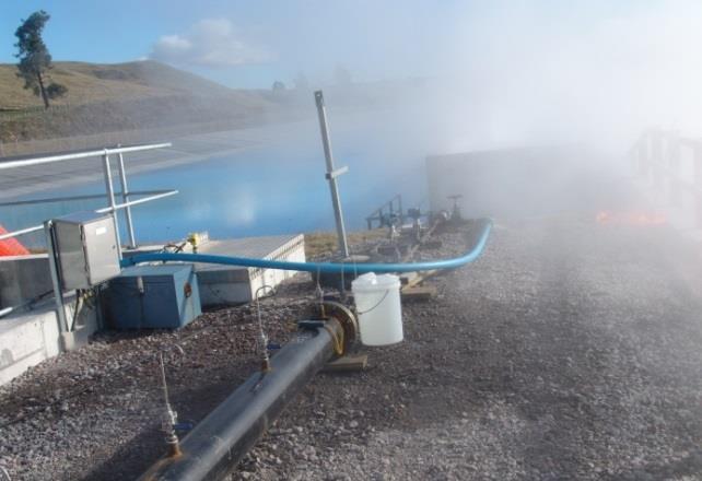geothermal fluids Removal of H 2 S from condensate CO 2