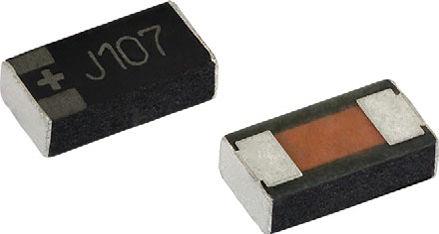 vpolytan TM Polymer Surface Mount Chip Capacitors, Compact, Leadframeless Molded Type T58 FEATURES Low ESR 100 % surge current tested Molded case available in 8 case codes including 0603 and 0805