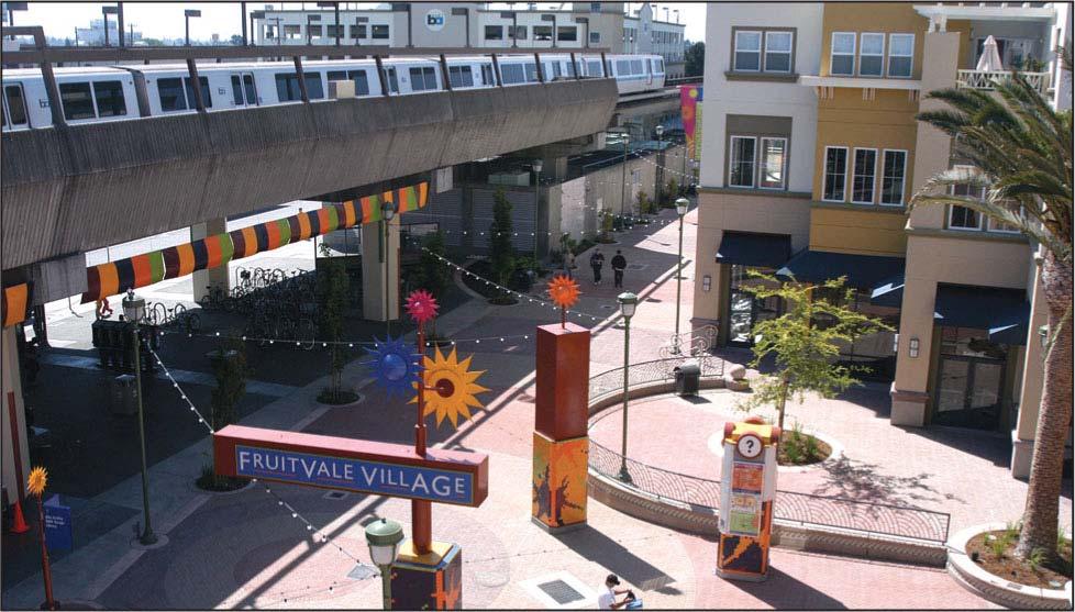 Transit Town Center Transit town centers are local-serving centers of economic and community activity.