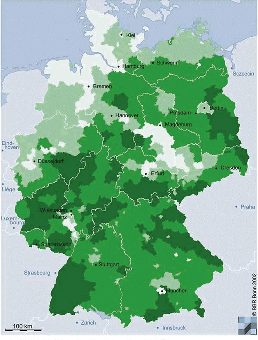 In Germany nearly one third of the